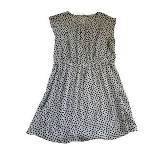 Free Assembly Black and White Polka Dot Dress - Size Large